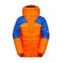 Mammut Eiger Nordwand Pro Down Parka Vyriška – Eiger Orange / Eiger Blue, 800-Fill Goose Down, Pertex Quantum
