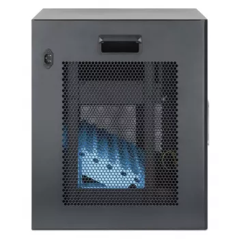 Manhattan 10 vietų nešiojamų kompiuterių įkrovimo spintelė, stalinė, per AC adapterį (EU) - rakinama plieninė spintelė nešiojamiesiems kompiuteriams iki 16 colių, iPad, MacBook, Chromebook