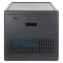 Manhattan 12-Bay USB-C nešiojamųjų kompiuterių įkrovimo spinta ant ratukų, 65W vienam prievadui, 780W bendra galia, plieninė, juoda, UK ir EU laidai, 395x32,5x290 mm skyriai