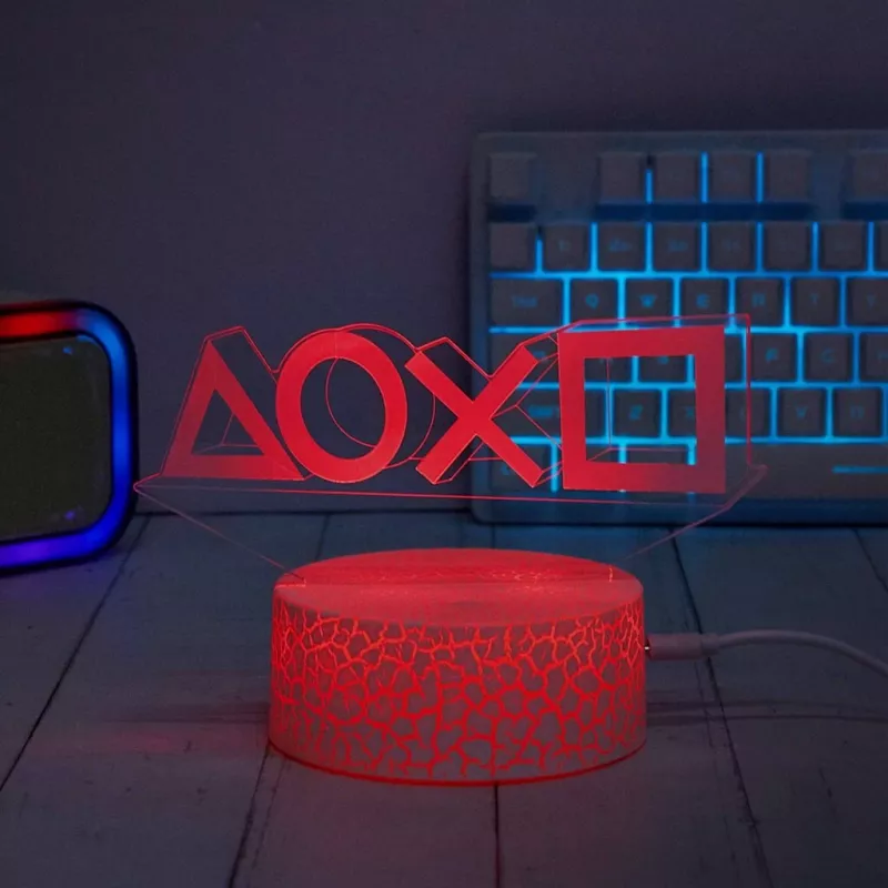Manta SNL123RGB LED lempa, dekoratyvinė, žaidimų, 3 RGB, 3D