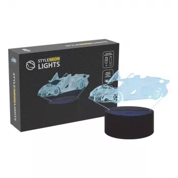 Manta SNL64RGB LED lempa 3D RGB dekoratyvinė automobiliui