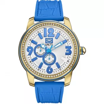 MARC ECKO E13544G5 Unisex Analoginis Kvarcinis Laikrodis 48mm Nerūdijantis Plienas Silikonas Juodas