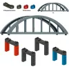 Märklin 72218 H0 tiesus santvarinis tiltas C/K/M bėgiams, pilkas, 360 mm