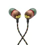 Marley Smile Jamaica laidiniai ausinukai su mikrofonu ir USB-C, 9 mm tvarkyklės – Rasta (EM-JE042-RA)