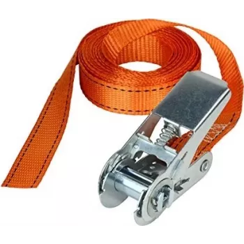 Master Lock Ratchet Tie-Down Strap 3209EURDAT – 5m, 400kg WLL, oranžinis