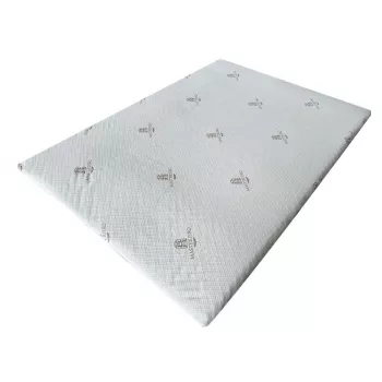 Čiužinio užtiesalas Masterjero 180x200x5 cm – vidutinio minkštumo atminties putų su nuimamu skalbiant užvalkalu