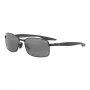 MAUI JIM 797-2M Unisex Cat Eye Akiniai, Mat Juodi, Neutraliai Pilki 57mm