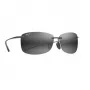 MAUI JIM Huelo akiniai nuo saulės 446-11M Unisex 55/18/145 mm Matiniai pilki Blue Hawaii poliarizuoti
