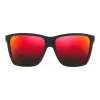 Maui Jim Red Sands Akiniai RM864-02A Unisex 64mm Matinis Juodas Rėmelis Neutraliai Pilki Lęšiai