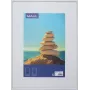 MAUL 1935802 vieno paveikslo rėmelis 30 x 40 cm, baltas MDF su dūžtamu polikarbonato stiklu, tvirtinamas prie sienos