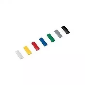 MAUL HEBEL tvirtas magnetas, 1,0 kg laikymo jėga, stačiakampis 54 x 19 mm, juodas, nedūžtantis plastikas 61650-90