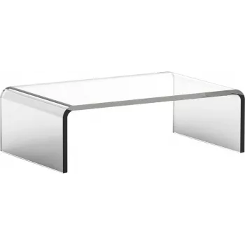 MAUL Monitor Riser 1951505 permatomas akrilinis stovas, aukštis 10 cm
