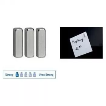 MAUL neodimio strypinis magnetas 4 x 15 x 4 mm, nikeliuotas, 2 kg laikymo jėga, 1 vnt. 6169096