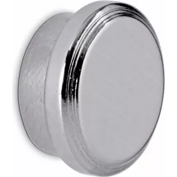 MAUL apvalus neodimio magnetas su nerūdijančio plieno korpusu, 16 mm skersmens, 7 mm aukščio, sidabrinis, 1 vnt. 6170796