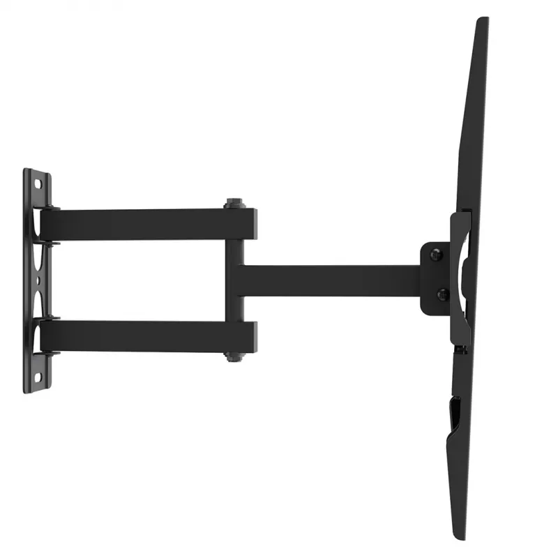 MCN Maclean MC-191 pilno judesio TV laikiklis sienai, 32-55 inch ekranams, VESA 400x400, 30 kg, juodas
