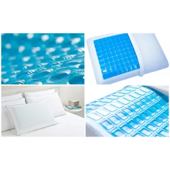 MDH QMED ortopedinė pagalvė su aušinimo geliu - Shape Memory (Comfort Gel pagalvė)