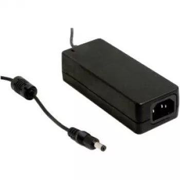 MEAN WELL GSM60A15-P1J 60W 15V 4A medicinis AC/DC maitinimo adapteris su 5,5x2,1 mm DC kištuku