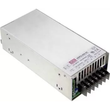 MEAN WELL HRP-600-24 - 648 W pramoninis maitinimo šaltinis, 24 VDC, aktyvusis PFC, 90% efektyvumas