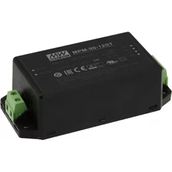 MEAN WELL MPM-90-24ST 90W 24V medicininės klasės AC/DC maitinimo šaltinis
