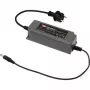 MEAN WELL OWA-60E-12 60W 12V 5A IP67 uždaras maitinimo šaltinis su AC kištuku ir DC kabeliu