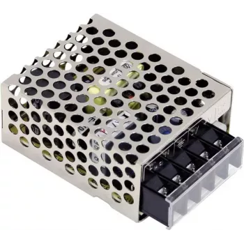 MEAN WELL RS-15-15 15W 15V 1A uždaros konstrukcijos perjungiamasis maitinimo šaltinis