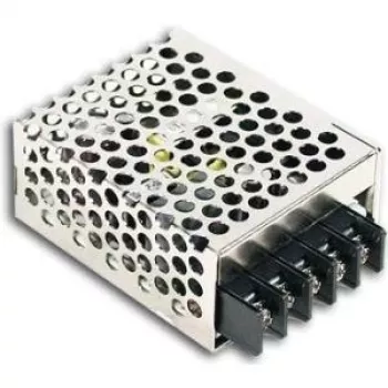 MEAN WELL RS-15-48 15W 48V DC uždaromas maitinimo šaltinis su apsauga nuo perkrovos, viršįtampio, trumpojo jungimo, metaliniu korpusu, 85-264V AC įėjimu