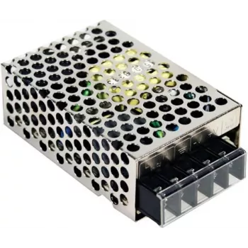 MEAN WELL RS-25-12 25,2W 12V 2,1A uždaras perjungiamasis maitinimo šaltinis, 85-264VAC įėjimas, metalinis korpusas