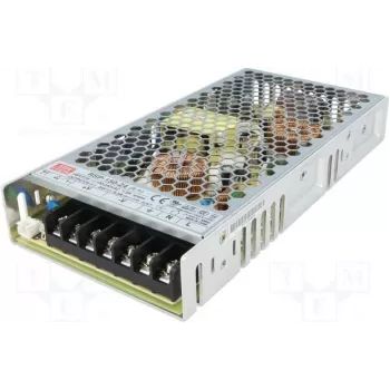 MEAN WELL RSP-150-24 150W 24V 6.25A uždaromas maitinimo šaltinis su aktyviu PFC ir 1U žemu profiliu