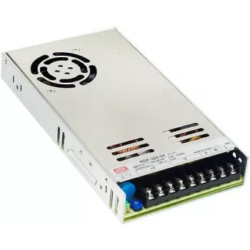 MEAN WELL RSP-320-24 320W 24V 13,4A uždaras perjungiamasis maitinimo šaltinis su PFC, 1U žemo profilio, 88-264V AC įėjimas
