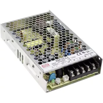 MEAN WELL RSP-75-15 75W 15V 5A 1U uždaromas maitinimo šaltinis su aktyviu PFC