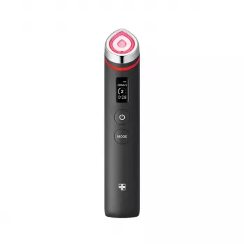 MEDICUBE Age-R Booster Pro Daugiafunkcis veido prietaisas su elektroporacija, mikro srovėmis, EMS, Air Shot ir LED terapija – juodas