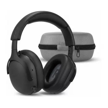 MEDION LIFE HX-1 Plus Ausinės Per Ausis Juodos ANC Bluetooth 5.2 100h Baterija IPX4