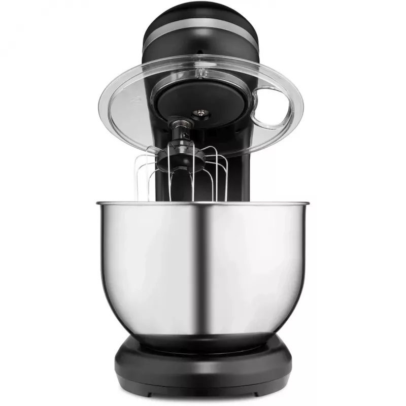 MEDION LIFE MD18420g Skaitmeninis virtuvės kombainas 500W variklis, 1000W kaitinimas, 2,2 l dubuo, 10 greičių + turbo, LCD ekranas, nerūdijantis plienas, juoda