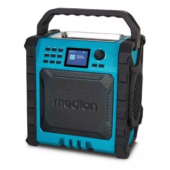 Medion LIFE P66896 Premium Statybvietės Radijas DAB+ FM Bluetooth 14W Atsparus Purslams