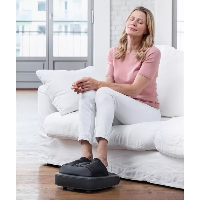 Medisana FM 900 Shiatsu pėdų masažuoklis su šildymu, juodas/pilkas