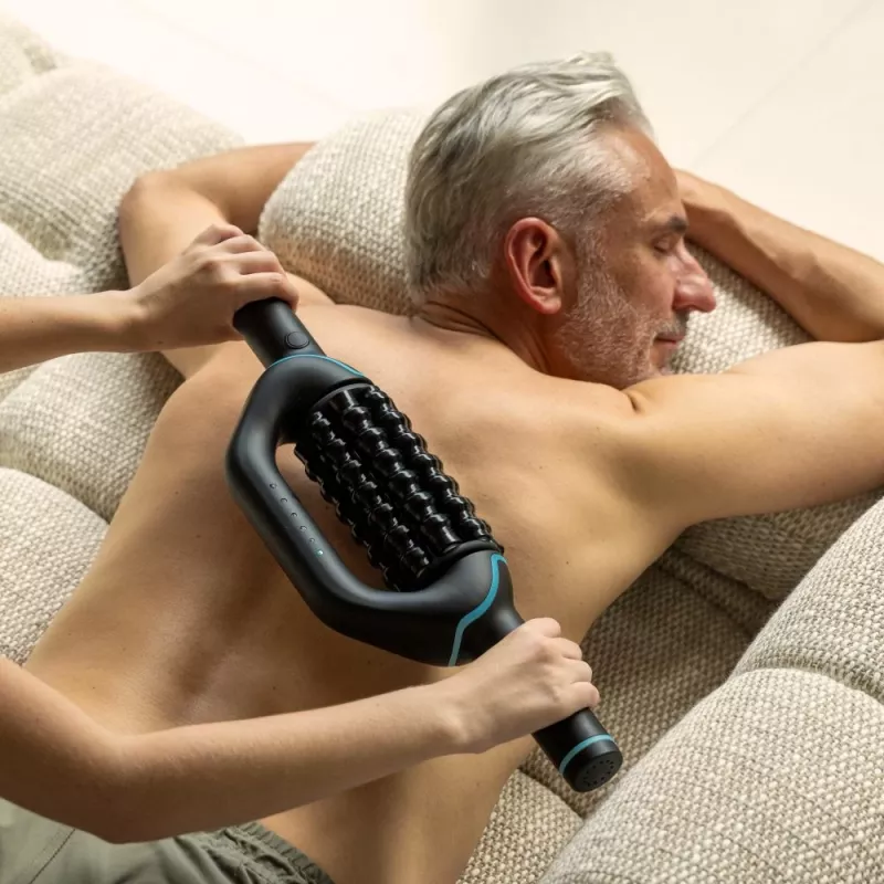 Medivon Bella Go Wireless Roller veido masažuoklis su EMS mikrosrove, vibracija, LED šviesos terapija, įkraunamas, USB-C, 3 intensyvumo lygiai, ergonomiškas dizainas, nešiojamas