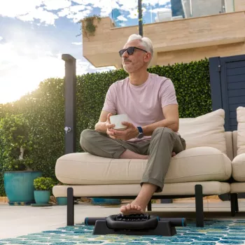 Medivon Bella Go Wireless Roller veido masažuoklis su EMS mikrosrove, vibracija, LED šviesos terapija, įkraunamas, USB-C, 3 intensyvumo lygiai, ergonomiškas dizainas, nešiojamas