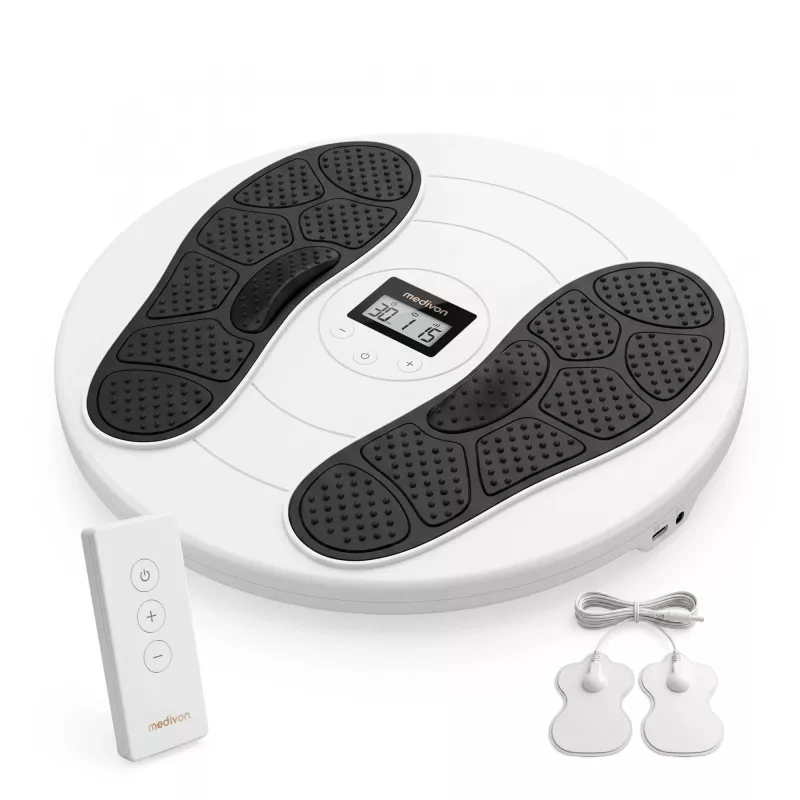 Medivon Flux TENS + EMS White – 2 kanalų skaitmeninis raumenų stimuliatorius
