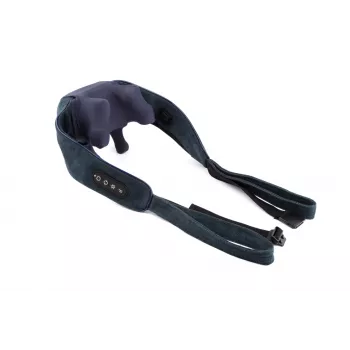 Medivon Hyperion Collar Shiatsu kaklo ir pečių masažuoklis su šiluma, 8 masažo galvutės, 3 intensyvumo lygiai, juoda/pilka