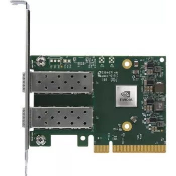 Mellanox NVIDIA ConnectX-6 Lx EN tinklo adapteris - Crypto Disabled su Secure Boot - PCIe 4.0 x8 - 2x SFP28 25GbE
