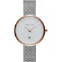 MELLER W5RB-2SILVER Astar Baki Moteriškas Analoginis Kvarcinis Laikrodis 33 mm Sidabrinis Nerūdijančio Plieno Tinklelis