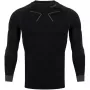 Vyriškas termoaktyvus megztinis Alpinus Tactical Base Layer juodai-pilkas GT43219