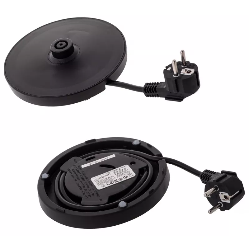 MEO stiklinis elektrinis virdulys 2200W 1,7L juodas MR-061-BLACK MAESTRO