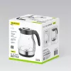 MEO stiklinis elektrinis virdulys 2200W 1,7L juodas MR-061-BLACK MAESTRO