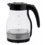 MEO stiklinis elektrinis virdulys 2200W 1,7L juodas MR-061-BLACK MAESTRO