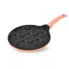MEO Smile blyninė keptuvė 26 cm, nelipni, aliumininė, juoda MR-1222-B