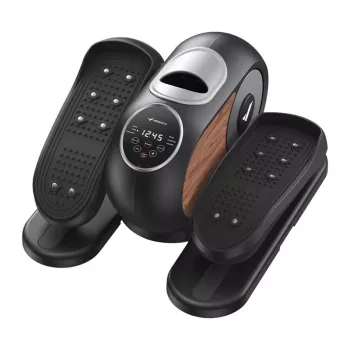 MERACH MR-E32B1 Mini elipsinis treniruoklis, magnetinis pasipriešinimas, 8 lygiai, LCD ekranas, po stalu, juodas