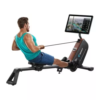 MERACH MR-R15B3-EU magnetinis irklavimo treniruoklis - sulankstomas, Bluetooth, 16 pasipriešinimo lygių, 150 kg maksimalus vartotojo svoris