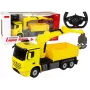 RASTAR Mercedes-Benz sunkvežimis su kranu geltonas 1:50 (15277)
