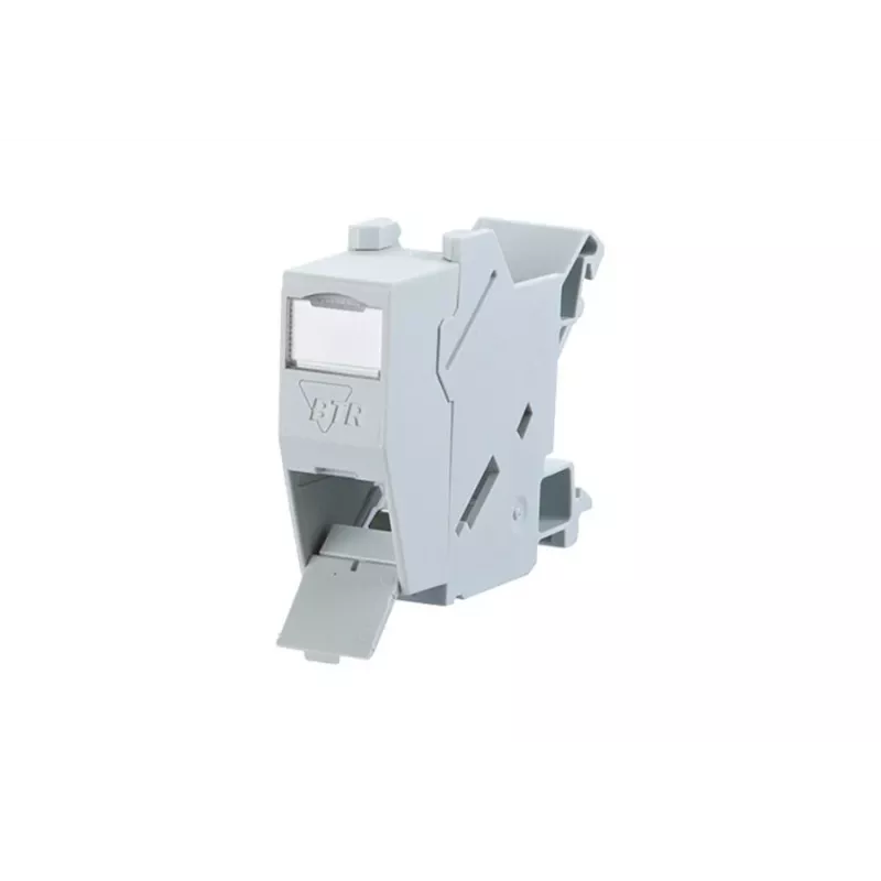 METZ CONNECT BTR E-DAT Module REG 8(8) IP20 Empty - tuščias DIN bėgelio korpusas duomenų moduliams, 1TE, šviesiai pilkas